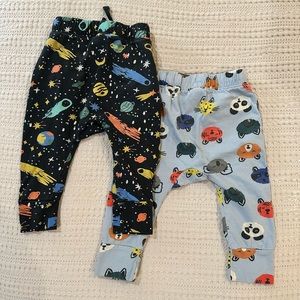 Hanna Andersson Baby Print Knit Printed Jogger 2-pack size 2T